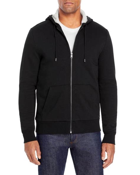 michael kors mens sherpa hoodie|Men's Sweatshirts, T.